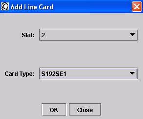 Adding Logical Line Cards Note: Node Manager does not support all Force10 line cards.