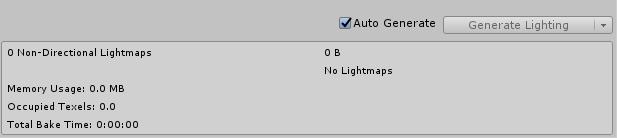 Unity Lighting Unless disabled, precomputing is automatically performed while you work In order for any