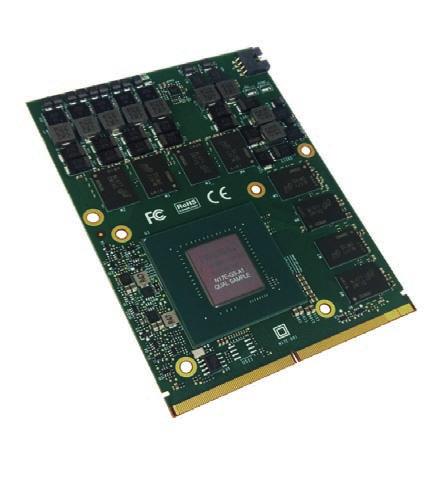 M3N1080-NN NVIDIA Pascal MXM 3.1 GPU Module The most ultimate MXM using GeForce GTX 1080 mobile GPU with 2560 new-gen. Pascal architecture CUDA cores 7.