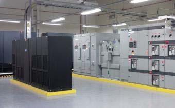 Data center products and services Electrical room Paralleling switchgear / automatic transfer switches Medium voltage switchgear Unit substations UPS Low voltage switchgear Integrated facilities