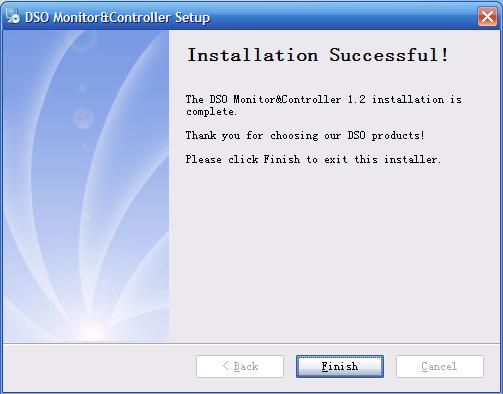 Figure 1-6 Step seven :When automatic installation is complete and the box shown in Figure 1-7 pops up, click the FINISH (F) button.