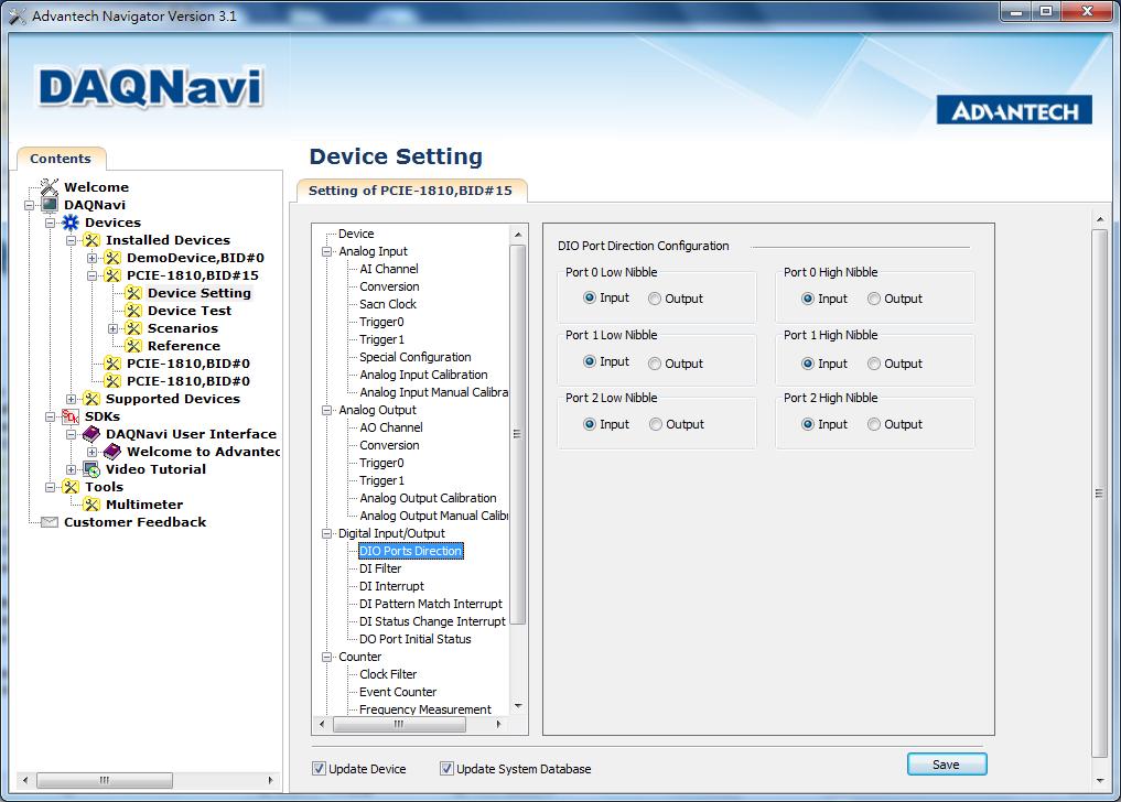 3.5.2 Configuring the Device 1. Please go to the Device Setting to configure your device.