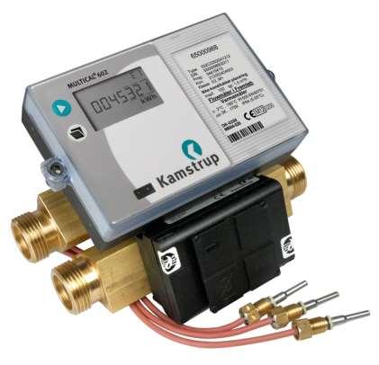 The meter Multical 602 2 Flow meters 3 temperature sensors Leak surveillance Pulse counter Data logger