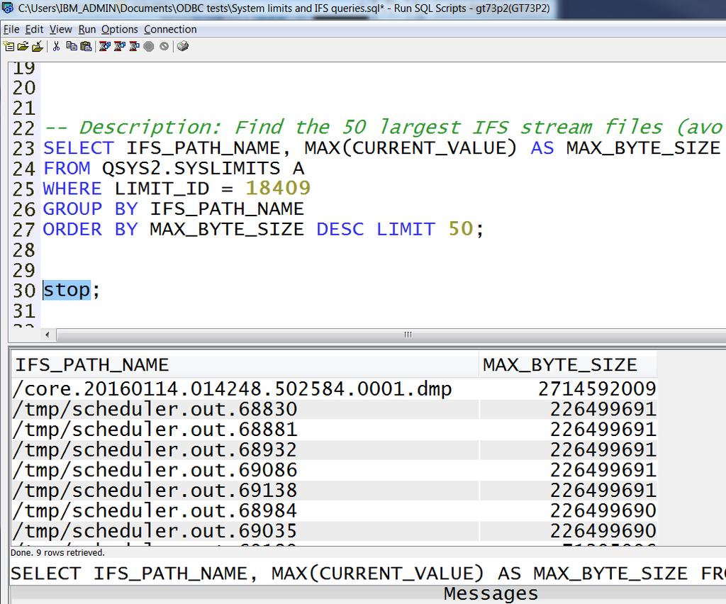 Run SQL Scripts Highlights Faster Startup Time Line Numbers Highlighting Color Coding Improved