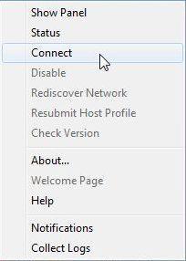 23. The connection can be re-established by again navigating to hidden icons, right click on the Global Protect icon and selecting the Connect option Mapping a Drive If the computer being used to VPN
