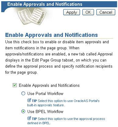 Content Approvals with BPEL Integrate Portal content management approval workflows with BPEL out of the box How?