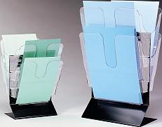 2028 2031 /2028 2029 2032 /2030 2030 3360 /3361 Stands for tables, walls or end panels Brochure Stand Stand for hanging display.more compartments can be added if needed.