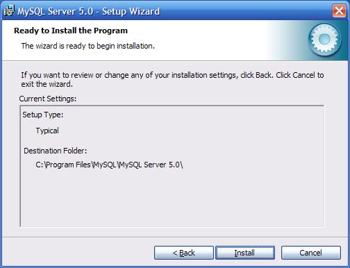 0 Setup Wizard 5. When the MySQL.com Sign-Up window appears, select Skip Sign-Up and click Next. 6.