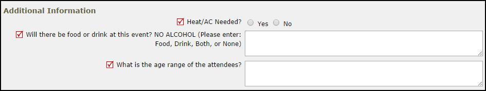 Adding Questions to the FSDirect Schedule Form 18 Once you click on Add Question, an availability menu will display. Choose which applications in which you would like the Questions to appear.