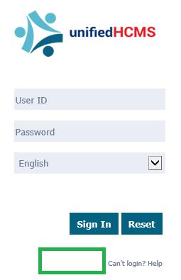 Figure A2.5: Login No Forgot Password? Link 7. If there is no Hints Policy implemented by your HR, the Forgot Password?