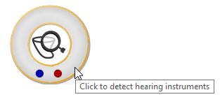 Detect a Hearing Instrument Automatically With a single-click, U:set will automatically detect and identify the hearing instruments connected to the programming interface.