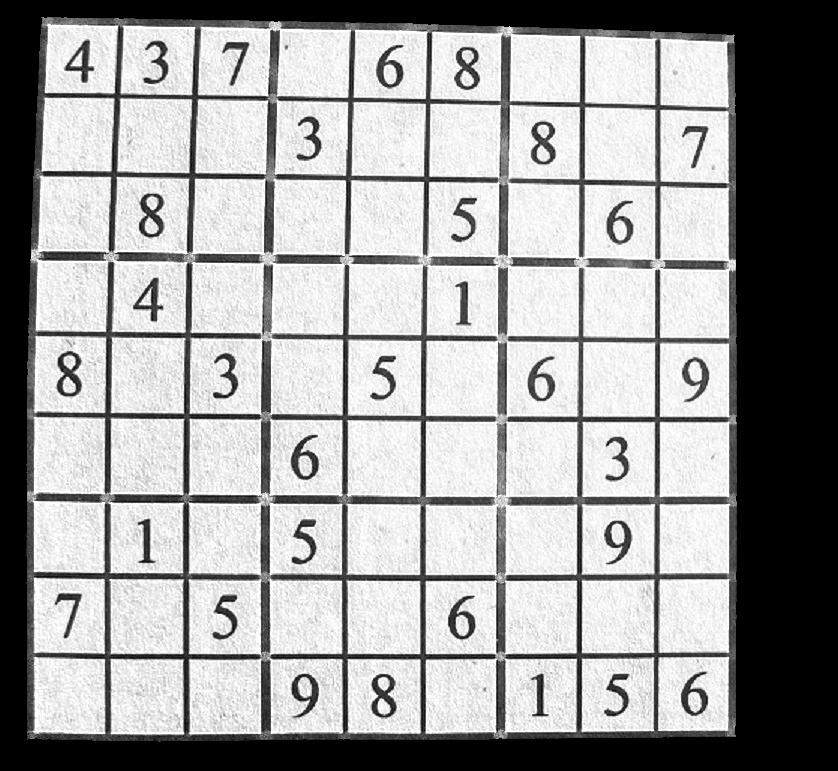 Sudoku grid Find