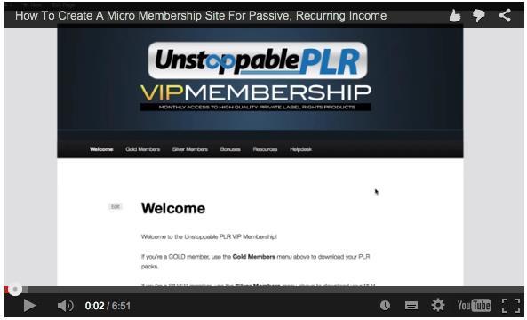 1. Create a Micro Membership Site.