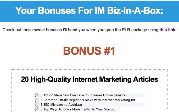 2. Use PLR Products as Bonuses This tactic has increased conversion rates