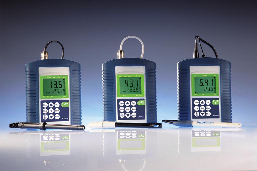 Electrochemistry Meters Series AL20 (IP 67 waterproof) 74 The microprocessor-controlled series AL20 of electrochemistry meters from AQUALYTIC meets the day-to-day demands for sturdy and reliable