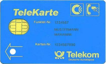 The SIM in 1988 World Class Standards The ID-1 card used by Deutsche Telekom in their analogue network Option 1: "IC card" Option 2: "Fixed" Option 3: "Removable"