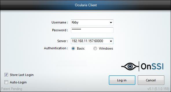 Ocularis Client User Manual Ocularis Video Walls Appendix A Ocularis Client in Limited Mode This appendix covers the setup and configuration for Ocularis Client when used to log directly into a