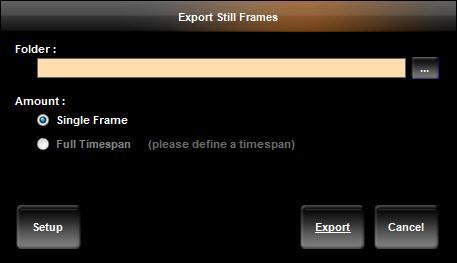 Ocularis Client User Manual Exporting Evidence Exporting Still Images (individual frames) Rather than full-motion video, you may want to export a still image or series of still images from Ocularis