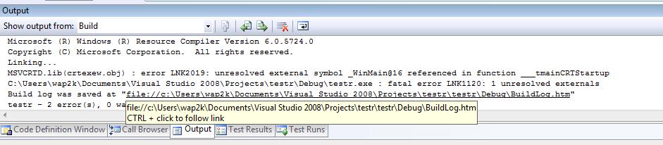 Executing your program Once you ve eliminated all errors and you ve successfully built the project, you can finally execute the program.