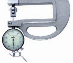 THICKNESS GAGE WITH ROLLING WHEEL Code Range Graduation 2368-10 0-10mm 0.