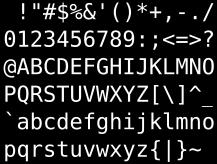 Some ASCII Features 19 The decimal digits '0' through '9' are assigned sequential codes.
