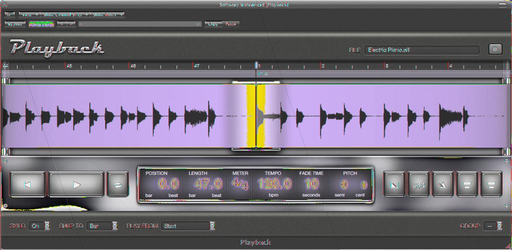 Using Playback Plug-in Parameters The Playback plug-in includes several additional parameters that you can use in performance, including Return to Start, Cycle, Fade Out, and others.