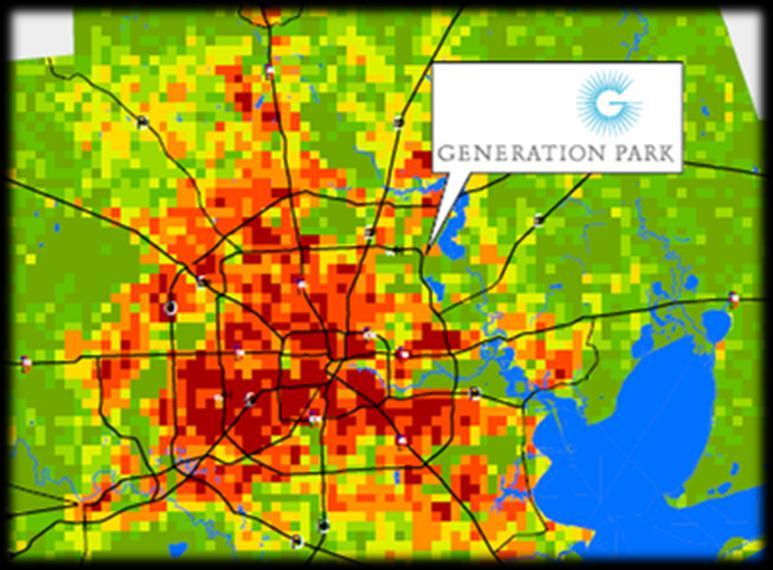 Northeast Market Snapshot Rapid Population Growth in the Nation s Strongest Economy Population Density 2035 2005 FMC Technologies, Exxon Mobil, Waste Connections, Anadarko Petroleum plus other large