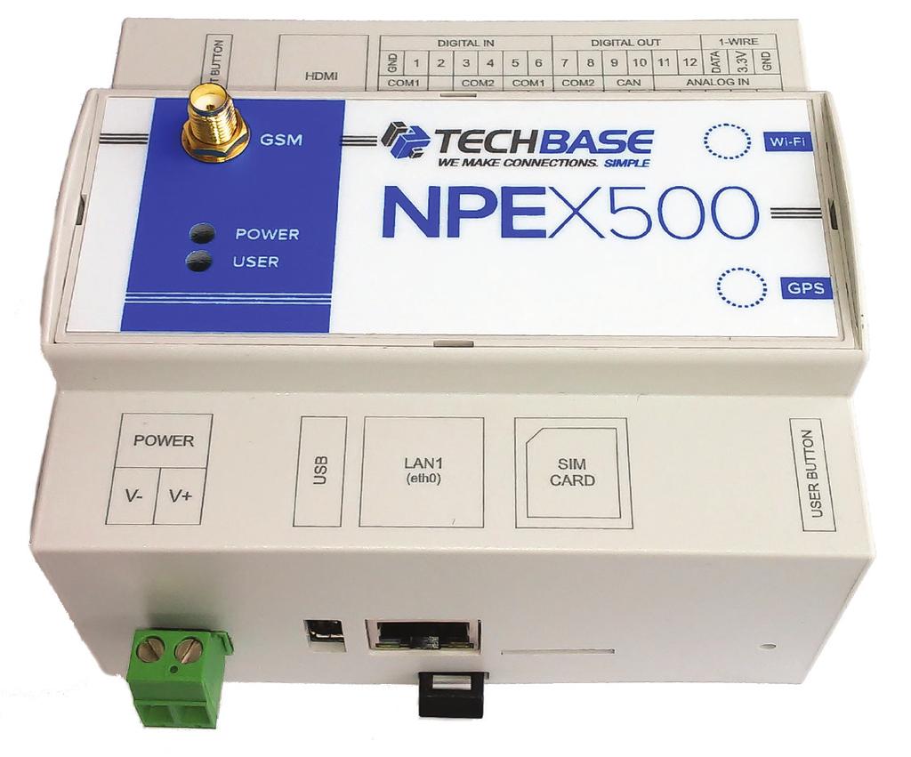 NPEX500 series Programowalny Programmable automation kontroler automatyki controller (PAC) is the series of industrial computers which you can easily adapt to your needs by choosing from the