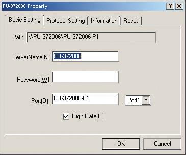 Configure the USB Print Server by double-clicking on the corresponding Print Server. This will open the USB Print Server s properties.