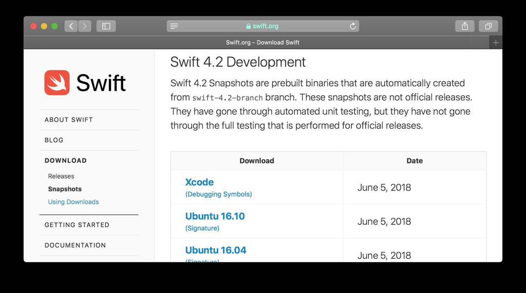 Included in Swift