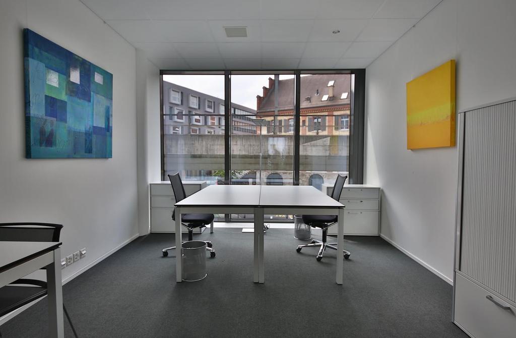 Offices & Working Spaces Private Office Medium #116 One of our medium sized private offices 20 square meters For up to 3 workstations Including serviced reception desk Including setup postal