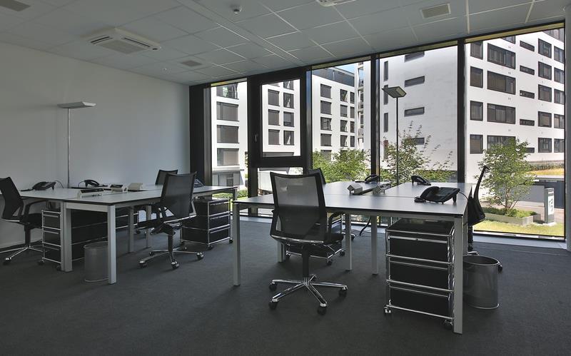 Offices & Working Spaces Private Office X-Large #111 One of our largest private offices 35 square meters For up to 6 workstations Including serviced reception desk Including setup postal