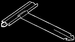 fissaggio cintino/rullo Belt - rolling tube fixing hook 2200038