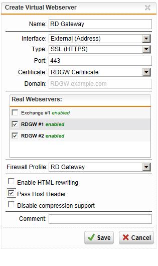 F. Configuring exceptions Since the URL Filtering feature in UTM is very strict, it will currently not allow clients to open any URL other than the ones we ve configured. This means that rdgw.example.