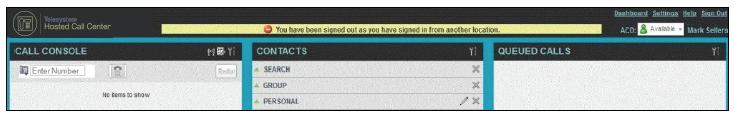 If the association/session expires while you are signed in to the client, you are automatically signed out from client.