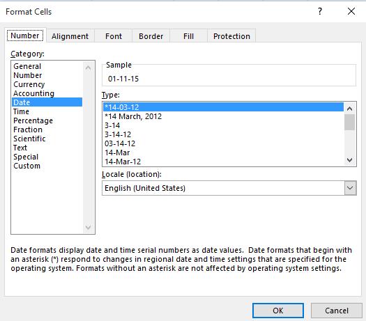 Right click over cell C17 and from the popup menu displayed select the Format Cells command.