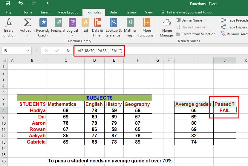 Excel 2016 Foundation Page 140 Click on the OK button to continue.