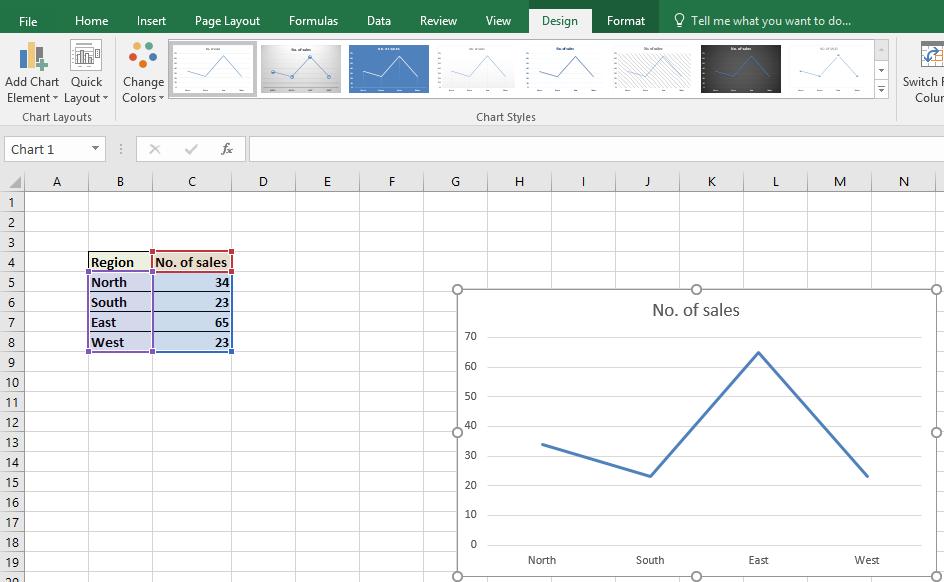 Excel 2016 Foundation Page 145 An example is illustrated below.