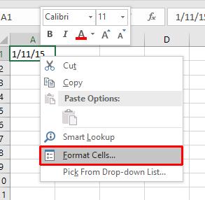 Excel 2016 Foundation Page 16 This will display the Format Cells dialog box.