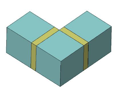 separated by a wall Rule 3: merge two cuboids If they have a common face S - R 1 - R 1