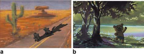 556 B.-Y. Chen et al. Fig. 6. a Long shadows cast by two bears. A shadow caused by one bear is cast onto another bear. The background image is taken from Corrêa et al. s paper [3].