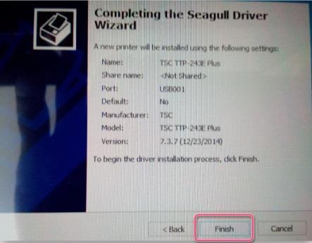 Click Finish on the completing install message. 36. Click Close. 37.