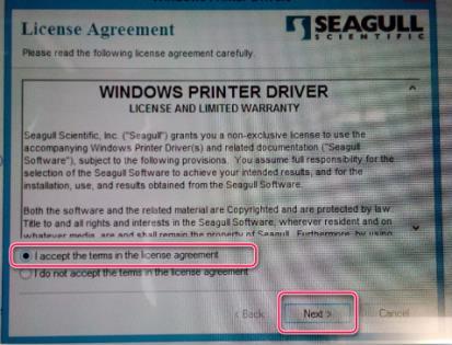 10. The software to install the printer is available on the AIRS