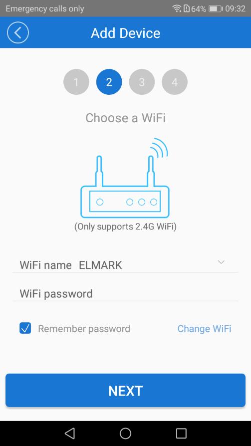 4.2. Choice a Wi-Fi - It will auto-search and connect smart