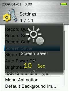 screen saver, and set the screen saver s auto-activation time delay. 1.