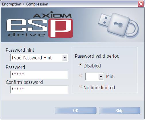 (figure 5) Type your password in the password box, then