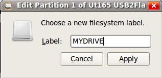 Before checking a drive, backup all data on it first. Then, with the drive unmounted like above, click Check filesystem.