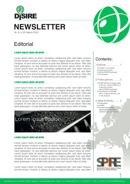 The production of the newsletter has commenced in March 2015.