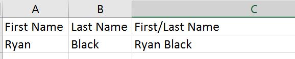 For example, if you have separate fields for first and last name, but want these listed together you can use the CONCATENATE function. Very powerful, yet very simple!