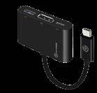 USB-C to VGA/USB 3.0/Gigabit Ethernet/USB-C This USB-C to VGA MultiPort allows you to connect a VGA Monitor, wired Gigabit Ethernet, USB Peripheral & USB-C Power Delivery.